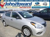 2015 Brilliant Silver Nissan Versa 1.6 S Sedan #98815726