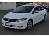 2012 Taffeta White Honda Civic Si Sedan #98854261