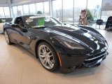 Black Chevrolet Corvette in 2014