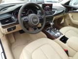 2015 Audi A6 2.0T Premium Plus Sedan Velvet Beige Interior