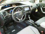 2015 Honda Civic EX Coupe Gray Interior