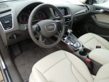 2015 Audi Q5 2.0 TFSI Premium Plus quattro Pistachio Beige Interior