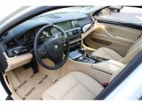 2013 BMW 5 Series 535i xDrive Sedan Venetian Beige Interior