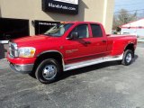 Flame Red Dodge Ram 3500 in 2006
