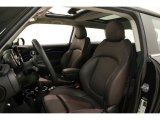 2014 Mini Cooper S Hardtop Cross Punch Dark Truffle Leather Interior