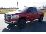 2006 Inferno Red Crystal Pearl Dodge Ram 1500 ST Quad Cab 4x4 #99034694