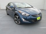 2015 Windy Sea Blue Hyundai Elantra Sport Sedan #99034455