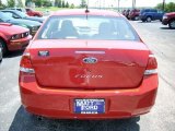 2008 Vermillion Red Ford Focus S Coupe #9880641