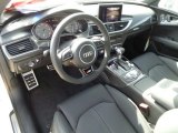 2015 Audi S7 4.0 TFSI quattro Black Perforated Valcona Interior