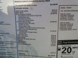 2015 Audi S7 4.0 TFSI quattro Window Sticker