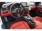 2015 BMW 4 Series 428i Gran Coupe Coral Red/Black Highlight Interior