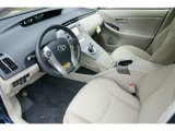 2015 Toyota Prius Four Hybrid Bisque Interior