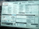 2015 GMC Canyon SLE Crew Cab 4x4 Window Sticker