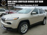 2015 Cashmere Pearl Jeep Cherokee Limited 4x4 #99072241