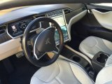 2013 Tesla Model S P85 Performance Grey Interior