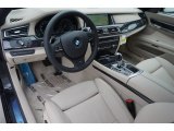 2015 BMW 7 Series 740Li Sedan Oyster Interior