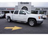 2008 Summit White GMC Sierra 1500 SLT Crew Cab #99107159