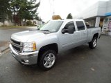 2013 Silver Ice Metallic Chevrolet Silverado 2500HD LTZ Crew Cab 4x4 #99137885