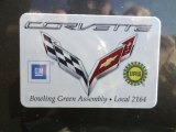 2015 Chevrolet Corvette Stingray Coupe Info Tag