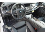 2015 BMW 5 Series 550i Sedan Black Interior