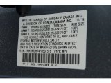 2015 CR-V Color Code for Alabaster Silver Metallic - Color Code: NH700MX