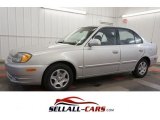 2003 Silver Mist Metallic Hyundai Accent GL Sedan #99172966