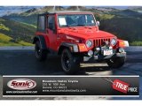 2004 Flame Red Jeep Wrangler Sport 4x4 #99201186