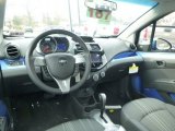 2015 Chevrolet Spark LT Silver/Blue Interior
