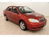 2006 Impulse Red Pearl Toyota Corolla CE #99217017