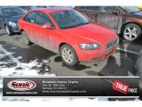 Passion Red Volvo S40 in 2007