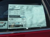 2015 Toyota Camry XSE V6 Window Sticker