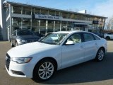 2013 Ibis White Audi A6 2.0T quattro Sedan #99250605