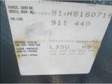 1987 911 Color Code for Venetian Blue Metallic - Color Code: L35U