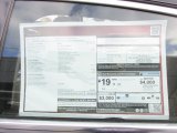 2015 Jaguar XJ XJ AWD Window Sticker
