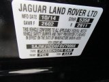 2015 XJ Color Code for Ultimate Black Metallic - Color Code: PEL