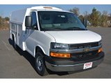 2015 Summit White Chevrolet Express Cutaway 3500 Utility Van #99289313
