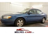 Blue Metallic Ford Taurus in 2002