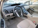 2010 Toyota Prius Hybrid V Bisque Interior