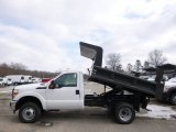 2015 Oxford White Ford F350 Super Duty XL Regular Cab 4x4 Dump Truck #99326953