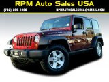 2010 Red Rock Crystal Pearl Jeep Wrangler Unlimited Rubicon 4x4 #99327469