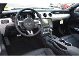 2015 Ford Mustang EcoBoost Premium Coupe Ebony Interior