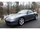 2004 Seal Grey Metallic Porsche 911 Turbo Cabriolet #99395420