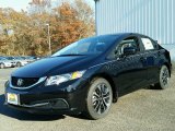 2015 Crystal Black Pearl Honda Civic EX Sedan #99395664