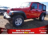 2015 Firecracker Red Jeep Wrangler Unlimited Sport 4x4 #99395437