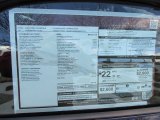 2015 Jaguar F-TYPE S Convertible Window Sticker
