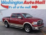 2011 Deep Cherry Red Crystal Pearl Dodge Ram 1500 Laramie Crew Cab 4x4 #99417151