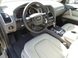 2015 Audi Q7 3.0 TDI Premium Plus quattro Limestone Gray Interior