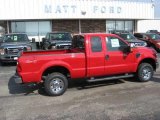 2009 Red Ford F250 Super Duty XLT SuperCab 4x4 #9942318