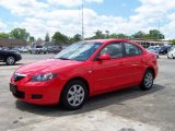 2007 True Red Mazda MAZDA3 i Sedan #9943335