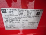 2015 GMC Sierra 1500 SLT Crew Cab 4x4 Info Tag